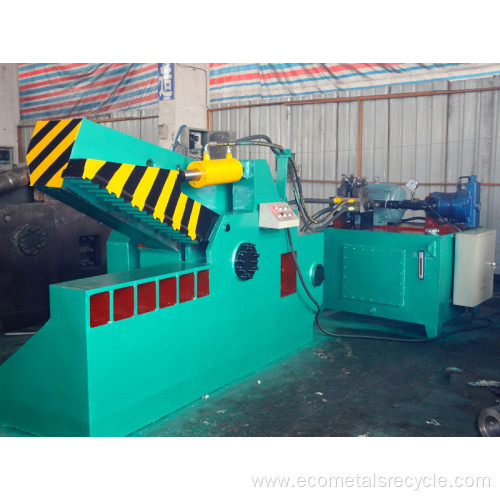 Waste Aluminum Tube Pipe Crocodile Shearing Machine